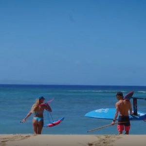 Couple Foil Hawaii SUP World