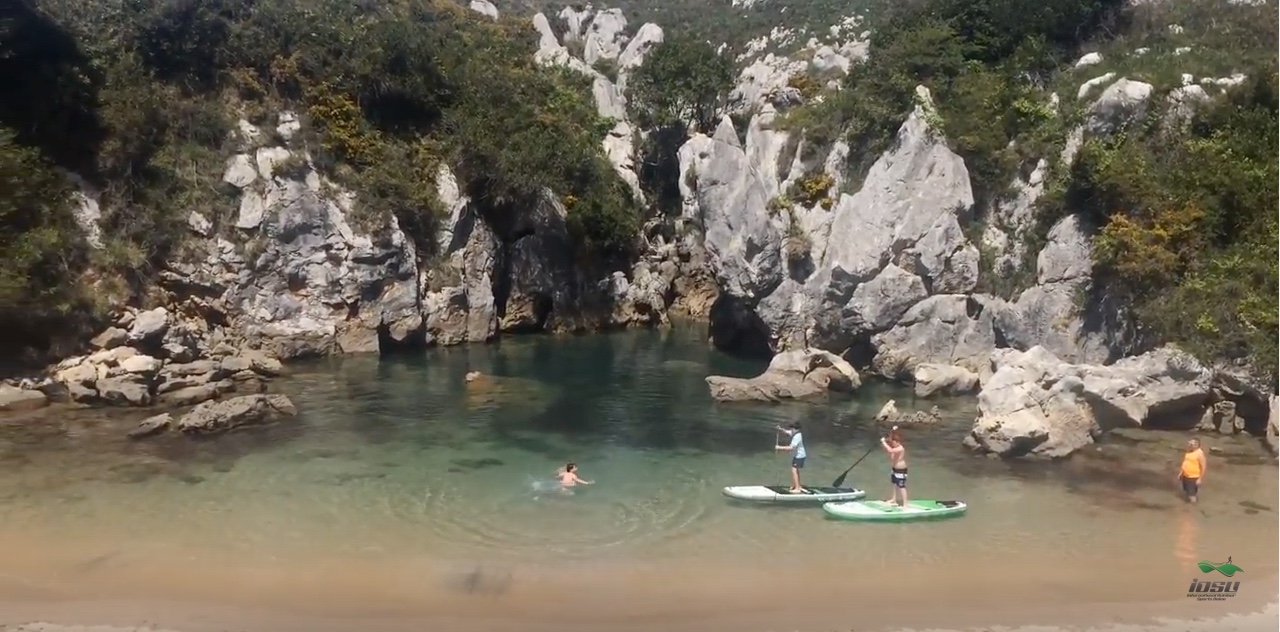 SUPing… The Smallest Beach in the World!