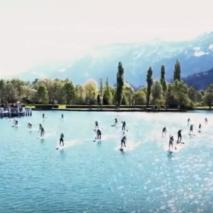 Switzerland - The epic 18k Stand up Paddle ICE Race from Interlaken to Thun!