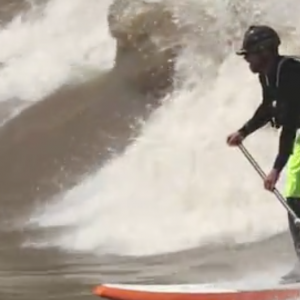 Colorado River Surfing With Badfish SUP