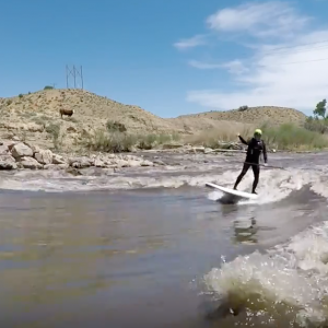 River Surfing Florence Colorado pt 2 SUP