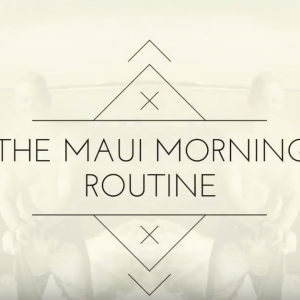 Maui STAND UP Paddle Board SUP Morning Work Out