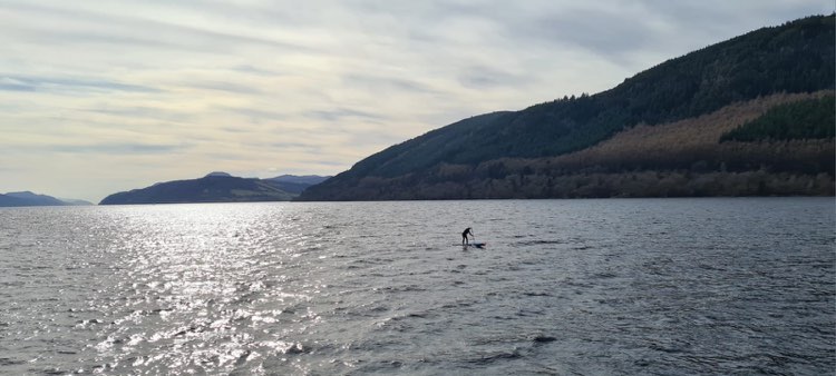 Fastest Crossing of Loch Ness | New Guinness World Record - SUP 